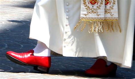 red shoes pope benedict